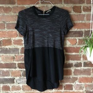 Wilfred top XS, Heather black/ black